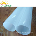 specialized custom white opal plastic LED tube housing